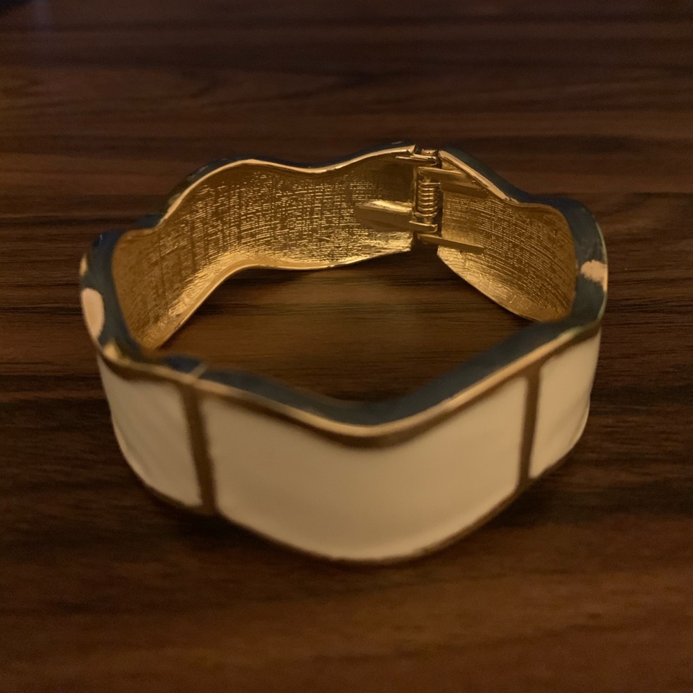 White & Gold Colored Bracelet